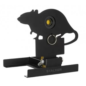 Мишень подъёмная Stalker Крыса, сталь, 3 мм, области попадания: 40,25,15мм арт.: ST-TP-72-RAT-BLK Мишень подъёмная Stalker Крыса, сталь, 3 мм, области попадания: 40,25,15мм арт.: ST-TP-72-RAT-BLK